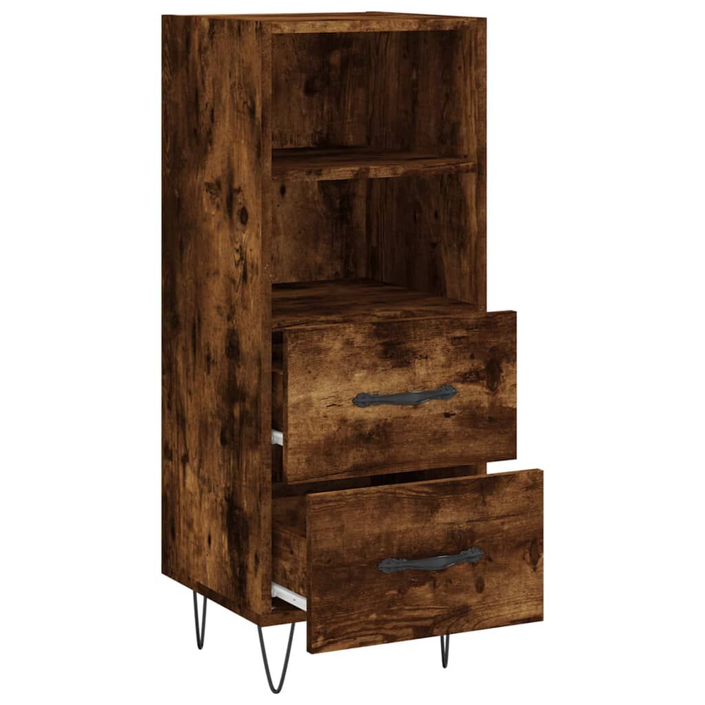 vidaXL Ντουλάπι Καπνιστή Δρυς 34,5 x 34 x 90 εκ. Επεξεργασμένο Ξύλο