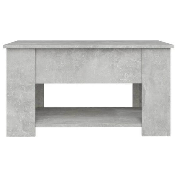 vidaXL Τραπεζάκι Σαλονιού Γκρι Σκυρ. 79x49x41 εκ. Επεξεργασμένο Ξύλο