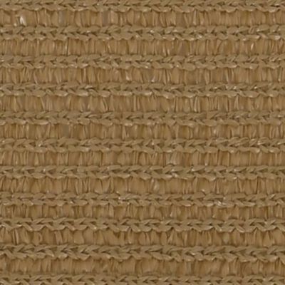 vidaXL Πανί Σκίασης Taupe 5 x 6 μ. από HDPE 160 γρ./μ²