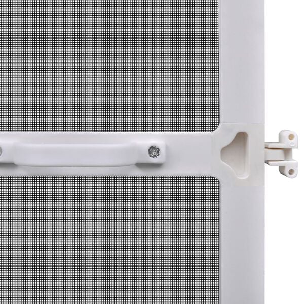 vidaXL Σήτα Πόρτας με Μεντεσέδες Λευκή 120 x 240 εκ.