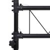 vidaXL Βάση Φωτισμού Μαύρη 338 x 115 x (180-300) εκ. Ατσάλινη