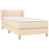 vidaXL &Kappa;&rho;&epsilon;&beta;ά&tau;&iota; Boxspring &mu;&epsilon; &Sigma;&tau;&rho;ώ&mu;&alpha; &Kappa;&rho;&epsilon;&mu; 80 x 200 &epsilon;&kappa;. &Upsilon;&phi;&alpha;&sigma;&mu;ά&tau;&iota;&nu;&omicron;