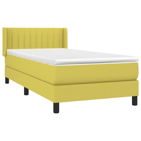 vidaXL &Kappa;&rho;&epsilon;&beta;ά&tau;&iota; Boxspring &mu;&epsilon; &Sigma;&tau;&rho;ώ&mu;&alpha; &Pi;&rho;ά&sigma;&iota;&nu;&omicron; 90x190 &epsilon;&kappa;.&Upsilon;&phi;&alpha;&sigma;&mu;ά&tau;&iota;&nu;&omicron;
