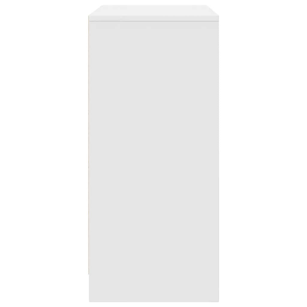 vidaXL Παπουτσοθήκη Λευκή 57x34x76 εκ. από Επεξεργασμένο Ξύλο