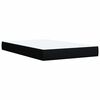 vidaXL Κρεβάτι Boxspring με Στρώμα Μαύρο 100 x 200 εκ. Υφασμάτινο
