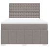 vidaXL &Kappa;&rho;&epsilon;&beta;ά&tau;&iota; Boxspring &mu;&epsilon; &Sigma;&tau;&rho;ώ&mu;&alpha; Taupe 140x190 &epsilon;&kappa;. &Upsilon;&phi;&alpha;&sigma;&mu;ά&tau;&iota;&nu;&omicron;