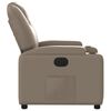 vidaXL Πολυθρόνα Ανακλινόμενη Ηλεκτρική Καπουτσίνο από Συνθετικό Δέρμα