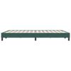 vidaXL Box Spring Κρεβάτι χωρίς στρώμα Σκούρο πράσινο 140x220cm