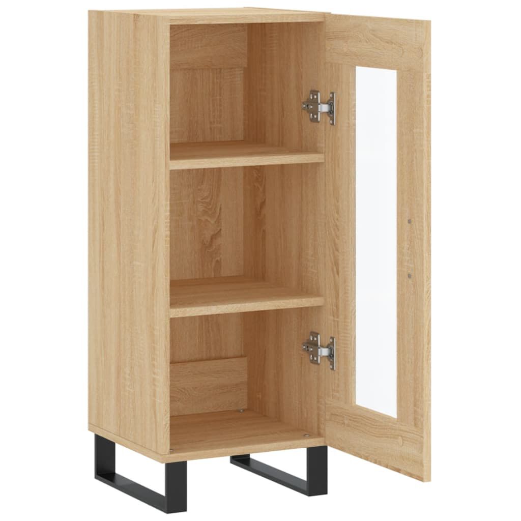 vidaXL Ντουλάπι Sonoma Δρυς 34,5x34x90 εκ. από Επεξεργασμένο Ξύλο