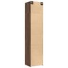 vidaXL Ντουλάπι Αποθήκευσης Στενό Δρυς 50x42,5x225 εκ. Επεξεργ. Ξύλο