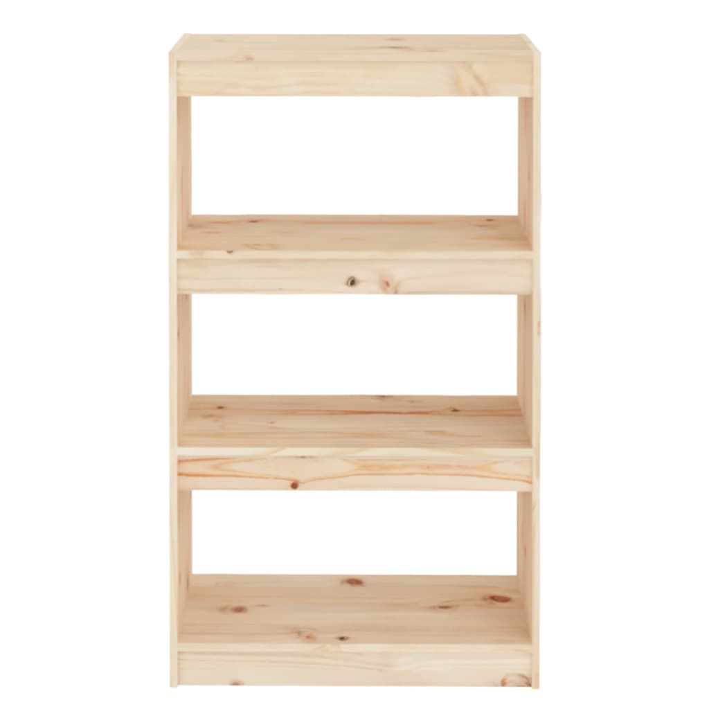 vidaXL Βιβλιοθήκη/Διαχωριστικό Χώρου 60x30x103,5 εκ. Μασίφ Ξύλο Πεύκου