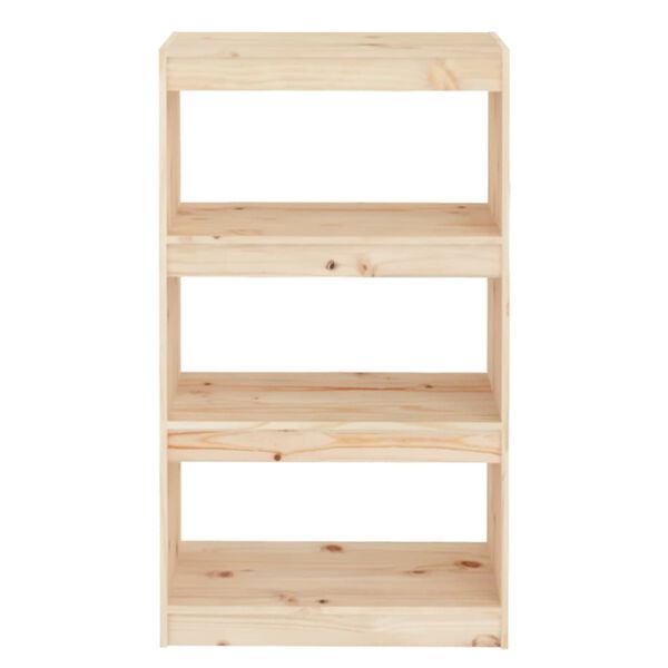 vidaXL Βιβλιοθήκη/Διαχωριστικό Χώρου 60x30x103,5 εκ. Μασίφ Ξύλο Πεύκου