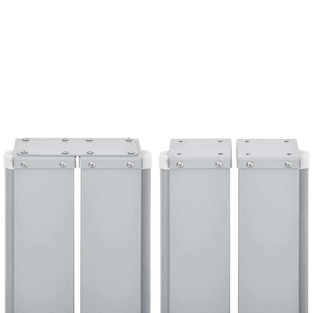 vidaXL Σκίαστρο Πλαϊνό Συρόμενο Ανθρακί 140 x 1000 εκ.