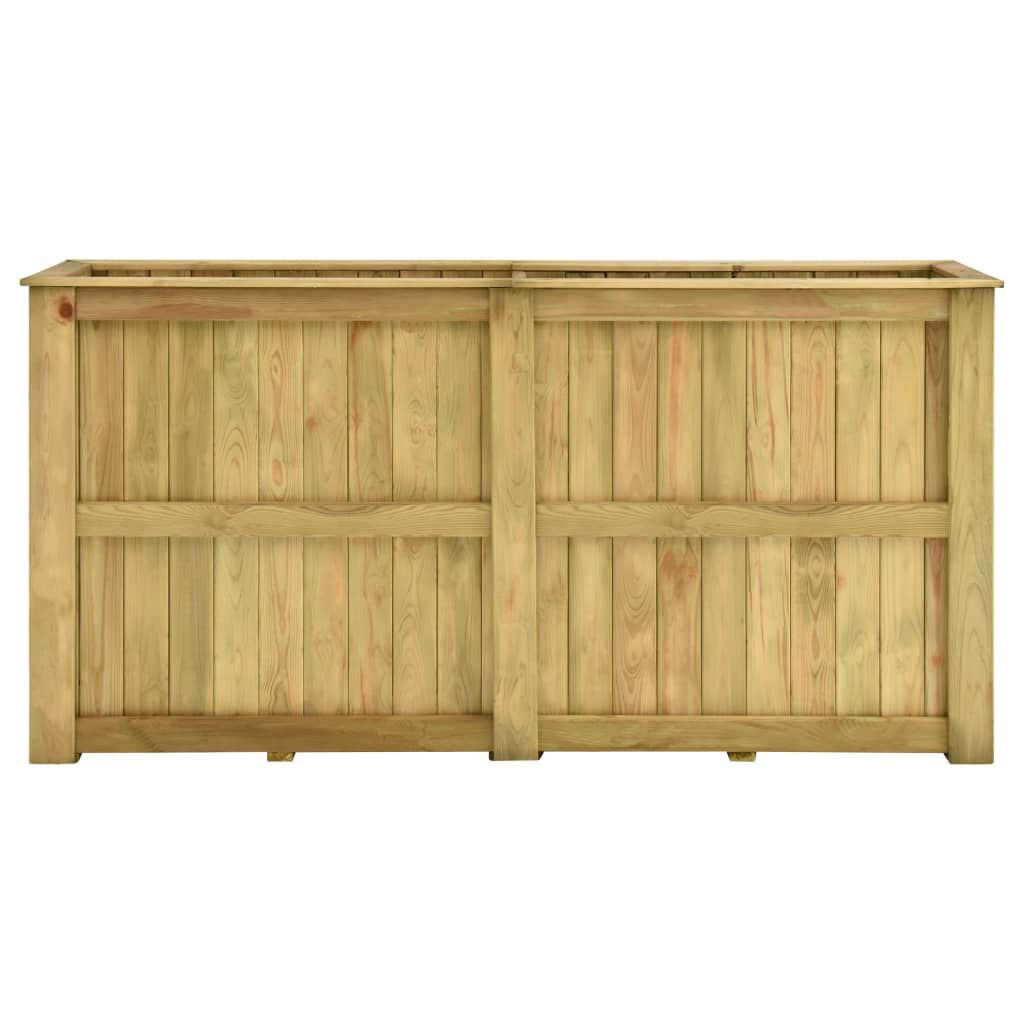 vidaXL Υπερυψωμένη Γλάστρα 196 x 50 x 100 εκ. Εμποτισμένο Ξύλο Πεύκου