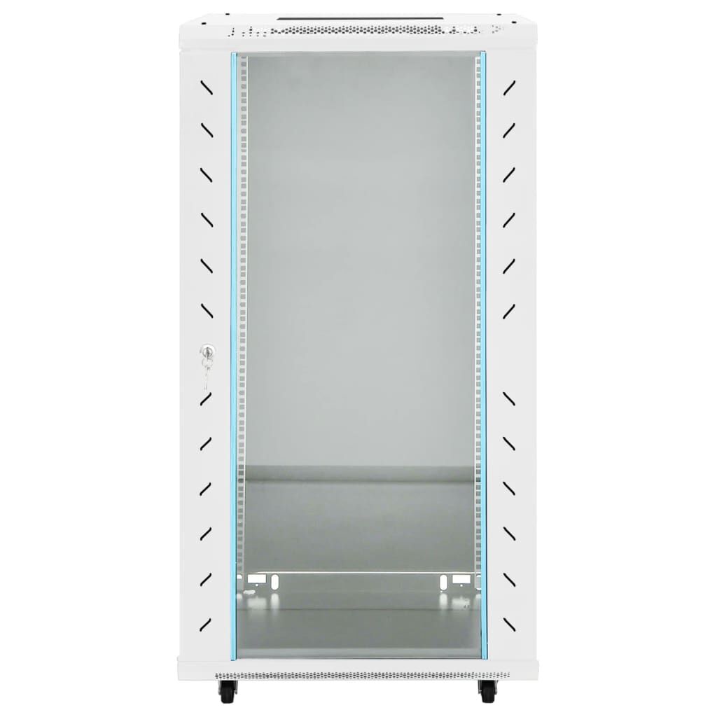 vidaXL Καμπίνα Δικτύου 22U 19" IP20 Μαύρη 60x60x120 εκ.