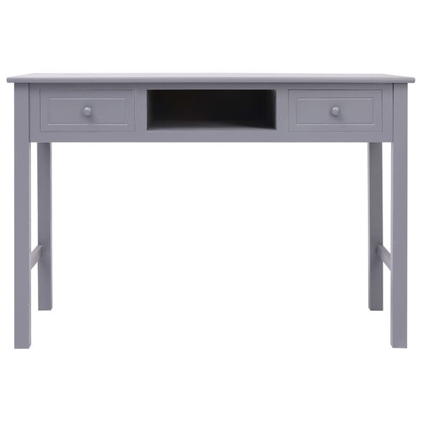 vidaXL Γραφείο Γκρι 110 x 45 x 76 εκ. Ξύλινο