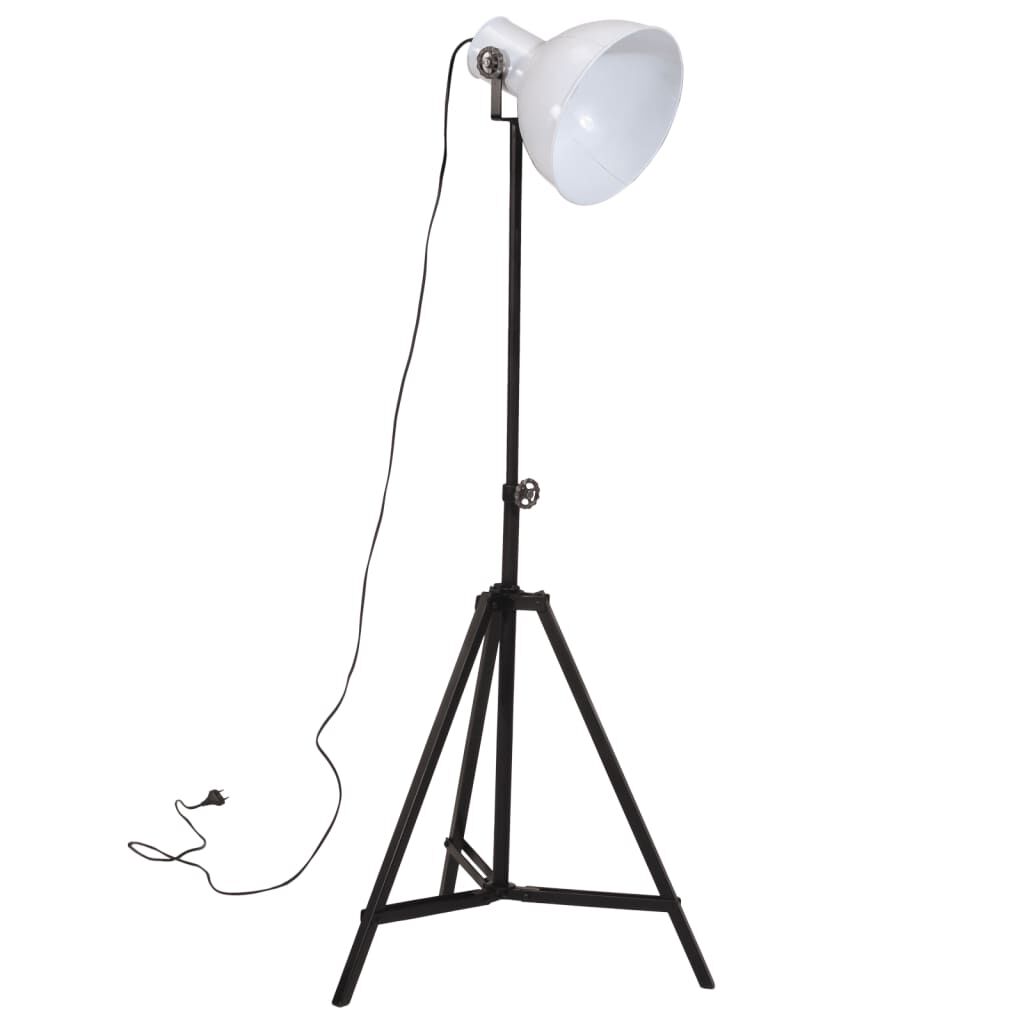 vidaXL Φωτιστικό Δαπέδου 25 W Λευκό 61x61x90/150 εκ. Ε27