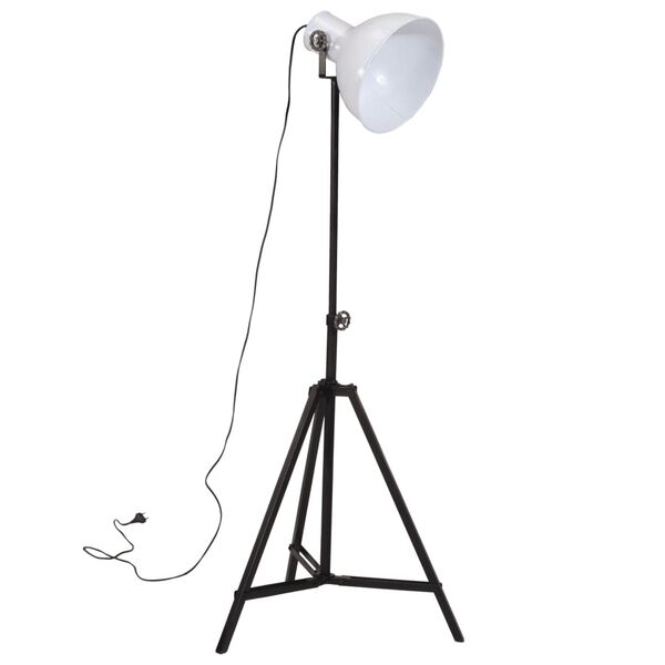 vidaXL Φωτιστικό Δαπέδου 25 W Λευκό 61x61x90/150 εκ. Ε27