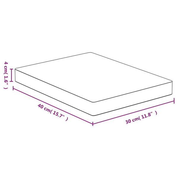 vidaXL &Sigma;&alpha;&nu;ί&delta;&alpha; &Kappa;&omicron;&pi;ή&sigmaf; 30x40x4 &epsilon;&kappa;. &alpha;&pi;ό &Mu;&pi;&alpha;&mu;&pi;&omicron;ύ