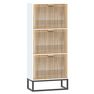 vidaXL &Pi;&alpha;&pi;&omicron;&upsilon;&tau;&sigma;&omicron;&theta;ή&kappa;&eta; &Lambda;&epsilon;&upsilon;&kappa;ή 52 x 25 x 120 &epsilon;&kappa;. &alpha;&pi;ό &Epsilon;&pi;&epsilon;&xi;&epsilon;&rho;&gamma;&alpha;&sigma;&mu;έ&nu;&omicron; &Xi;ύ&lambda;&omicron;