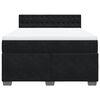 vidaXL &Kappa;&rho;&epsilon;&beta;ά&tau;&iota; Boxspring &mu;&epsilon; &Sigma;&tau;&rho;ώ&mu;&alpha; &Mu;&alpha;ύ&rho;&omicron; 140x190 &epsilon;&kappa;. &Beta;&epsilon;&lambda;&omicron;ύ&delta;&iota;&nu;&omicron;