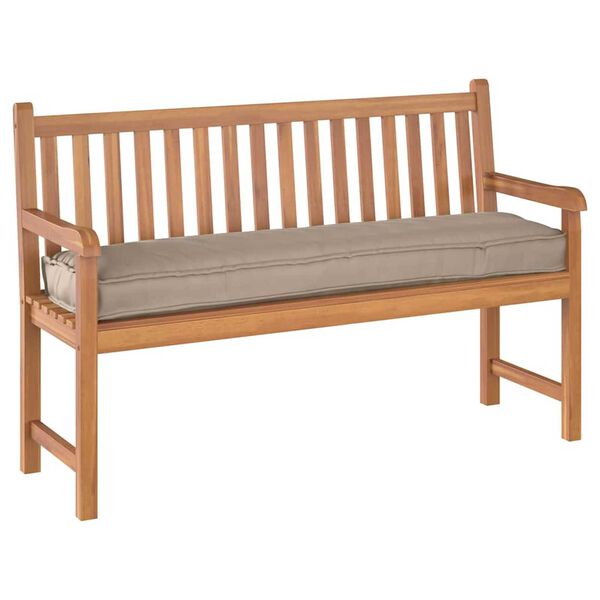 vidaXL Μαξιλάρι παλέτας για πάγκο Taupe 150 x 40 x 8 εκ. Ύφασμα Oxford