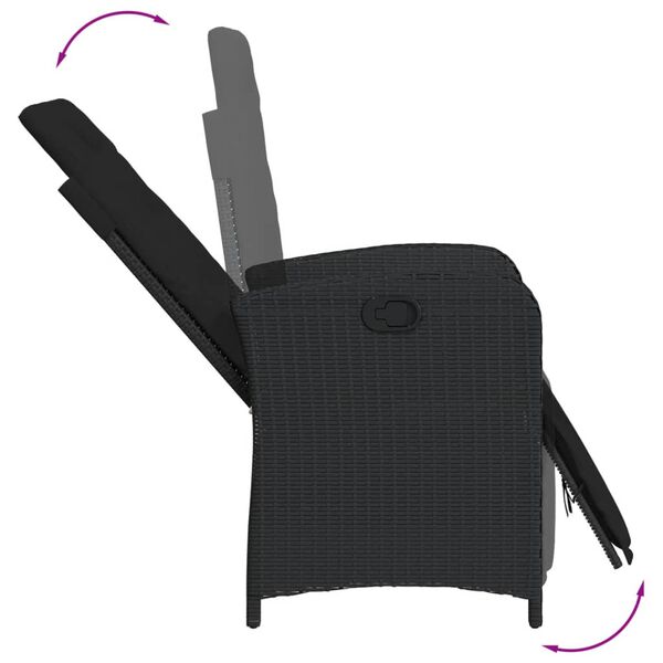 vidaXL &Sigma;&epsilon;&tau; &Tau;&rho;&alpha;&pi;&epsilon;&zeta;&alpha;&rho;ί&alpha;&sigmaf; &Kappa;ή&pi;&omicron;&upsilon; 7 &Tau;&epsilon;&mu;. &Mu;&alpha;ύ&rho;&omicron; &Sigma;&upsilon;&nu;&theta;&epsilon;&tau;&iota;&kappa;ό &Rho;&alpha;&tau;ά&nu; &mu;&epsilon; &Mu;&alpha;&xi;&iota;&lambda;ά&rho;&iota;&alpha;