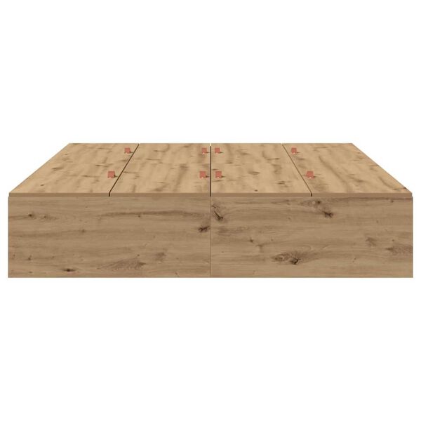 vidaXL Σκελετός Κρεβατιού artisan δρυς 200 x 140 x 31.5 εκ.