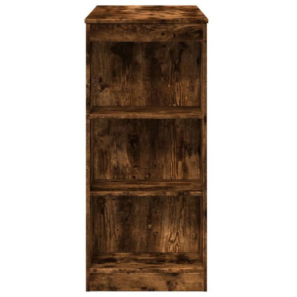 vidaXL Τραπέζι Μπαρ με Ράφια Δρυς 95x47x103,5 εκ. Επεξεργ. Ξύλο
