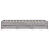 vidaXL Πλαίσιο Κρεβατιού με Συρτάρια Γκρι Sonoma 75x190 εκ. Επεξ. Ξύλο