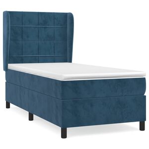 vidaXL &Kappa;&rho;&epsilon;&beta;ά&tau;&iota; Boxspring &mu;&epsilon; &Sigma;&tau;&rho;ώ&mu;&alpha; &Sigma;&kappa;&omicron;ύ&rho;&omicron; &Mu;&pi;&lambda;&epsilon; 90x200 &epsilon;&kappa;. &Beta;&epsilon;&lambda;&omicron;ύ&delta;&iota;&nu;&omicron;