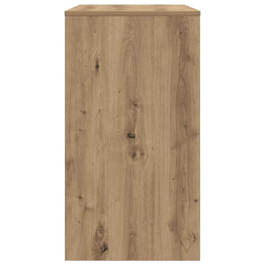 vidaXL Γραφείο artisan δρυς 77,5 x 43 x 79 εκ Επεξεργασμένο ξύλο