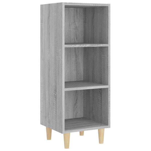 vidaXL Ντουλάπι Γκρι sonoma 34,5x32,5x90εκ. από Επεξεργασμένο Ξύλο