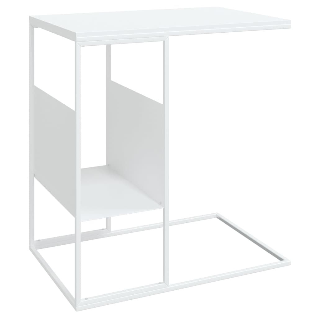 vidaXL Τραπέζι Βοηθητικό Λευκό 55x36x59,5 εκ. από Επεξεργασμένο Ξύλο