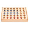 vidaXL Παιχνίδι 4 στη Σειρά 24 x 15 x 4 εκ. από Μασίφ Ξύλο