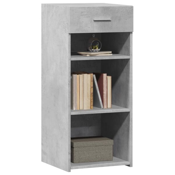 vidaXL Ντουλάπι Γκρι Σκυροδέματος 40x42,5x93 εκ. Επεξεργασμένο Ξύλο