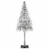 vidaXL Χριστουγεννιάτικο Δέντρο με 150 LED Λευκό 120 cm ΠΕ και Ατσάλι