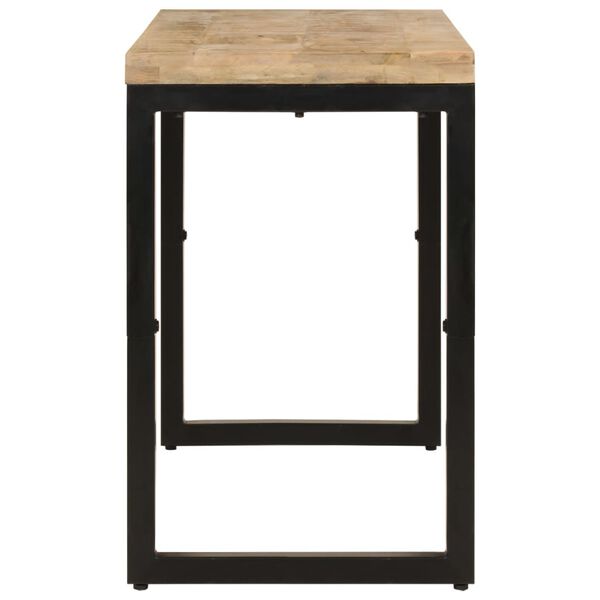 vidaXL Τραπεζαρία 110 x 50 x 76 εκ. από Μασίφ Ξύλο Μάνγκο