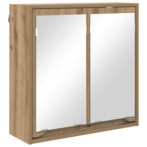 vidaXL &Kappa;&alpha;&theta;&rho;έ&phi;&tau;&eta;&sigmaf; &Nu;&tau;&omicron;&upsilon;&lambda;ά&pi;&alpha; &Mu;&pi;ά&nu;&iota;&omicron;&upsilon; Artisan Oak 60 x 20 x 60 cm