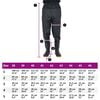 vidaXL Waist Waders με μπότες Μαύρο μέγεθος 42