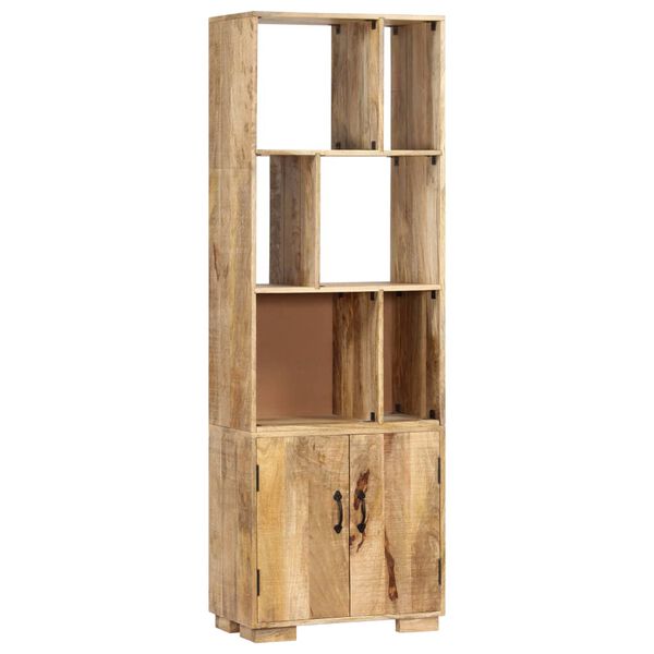 vidaXL Βιβλιοθήκη 60 x 35 x 180 εκ. από Μασίφ Ξύλο Μάνγκο