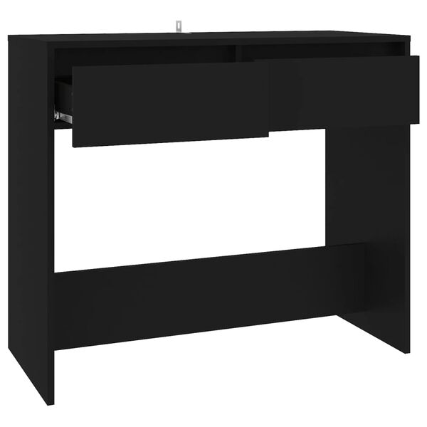 vidaXL Τραπεζάκι Κονσόλα Μαύρο 89 x 41 x 76,5 εκ. από Μοριοσανίδα