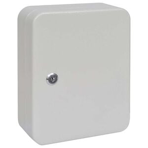 vidaXL Κουτί Κλειδιών με κλειδαριά Λευκό 20 x 7.5 x 25 εκ Ατσάλι