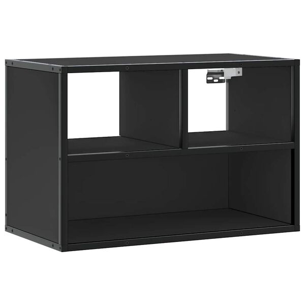 vidaXL Έπιπλο Τηλεόρασης Μαύρο 60x31x39,5 εκ. Επεξεργ. Ξύλο / Μέταλλο