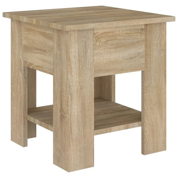 vidaXL Τραπεζάκι Σαλονιού Sonoma Δρυς 40 x 40 x 42 εκ. από Συνθ. Ξύλο