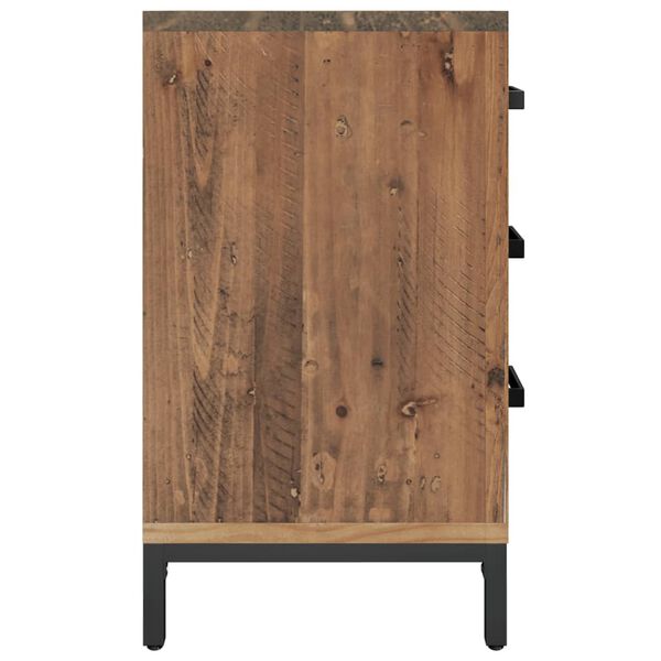 vidaXL Κομοδίνα 2 Τεμ. 40x30x55 εκ. από Μασίφ Ξύλο Πεύκου
