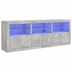 vidaXL &Nu;&tau;&omicron;&upsilon;&lambda;ά&pi;&iota; &mu;&epsilon; LED &Gamma;&kappa;&rho;&iota; &Sigma;&kappa;&upsilon;&rho;&omicron;&delta;έ&mu;&alpha;&tau;&omicron;&sigmaf; 181,5x37x67 &epsilon;&kappa;.