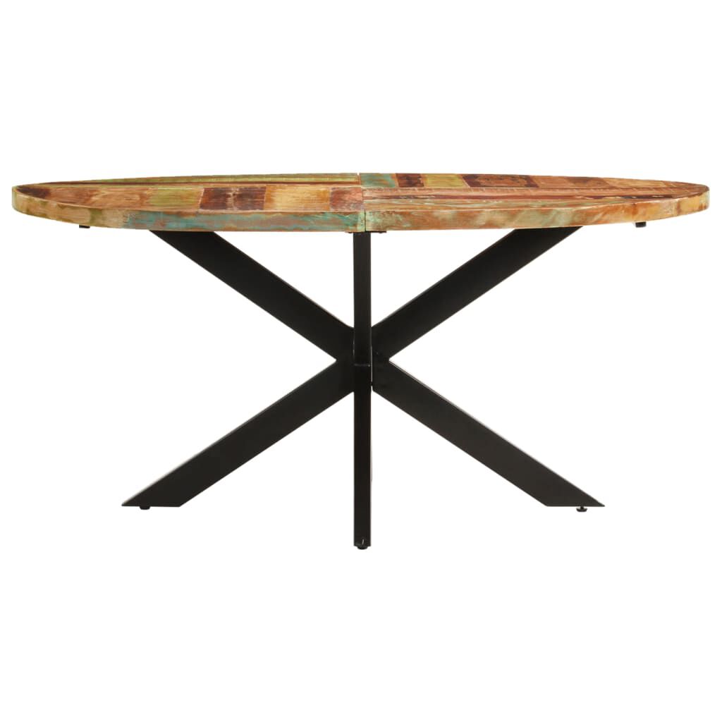 vidaXL Τραπεζαρία 160 x 90 x 75 εκ. από Μασίφ Ανακυκλωμένο Ξύλο