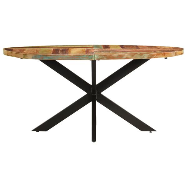 vidaXL Τραπεζαρία 160 x 90 x 75 εκ. από Μασίφ Ανακυκλωμένο Ξύλο