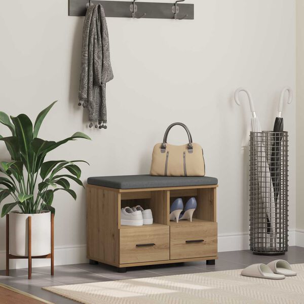 vidaXL &Pi;&alpha;&gamma;&kappa;ά&kappa;&iota; &Chi;&alpha;&lambda;&omega;&rho;ί&omicron;&upsilon; &mu;&epsilon; &mu;&alpha;&xi;&iota;&lambda;ά&rho;&iota; Artisan Oak 60 x 38 x 46 &epsilon;&kappa;